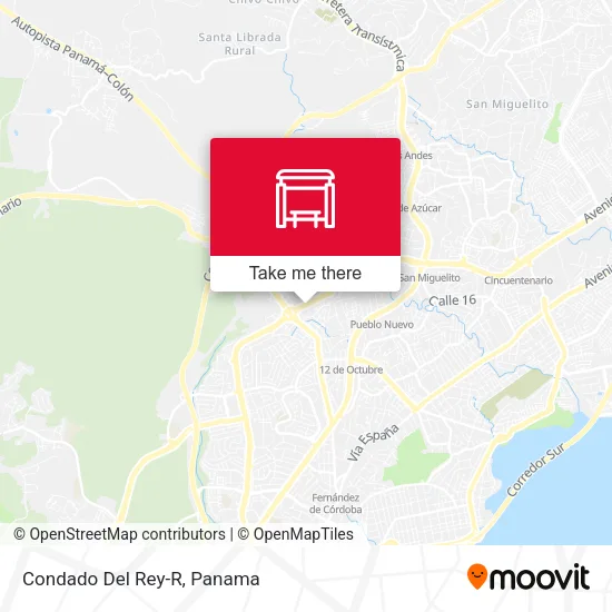 Mapa de Condado Del Rey-R