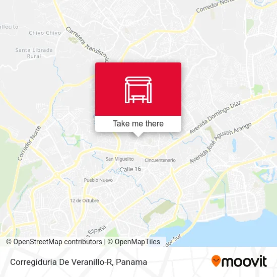 Mapa de Corregiduria De Veranillo-R