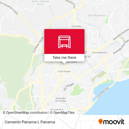 Cemento Panama-I map