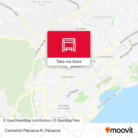 Mapa de Cemento Panama-R