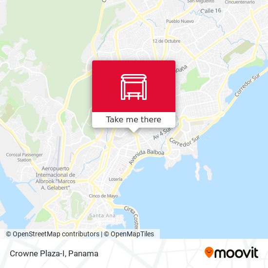 Crowne Plaza-I map