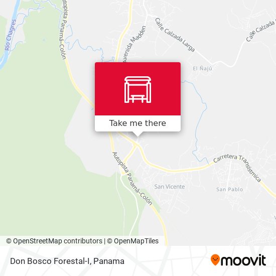 Don Bosco Forestal-I map