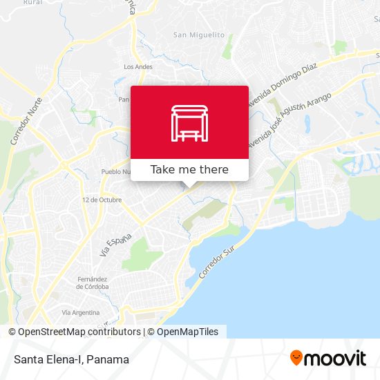 Santa Elena-I map