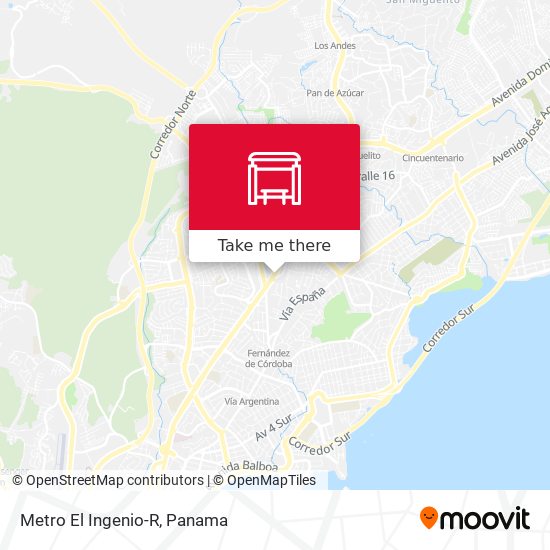 Metro El Ingenio-R map