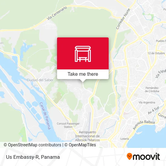 Mapa de Us Embassy-R