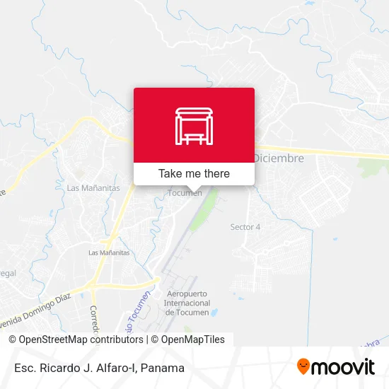 Mapa de Esc. Ricardo J. Alfaro-I