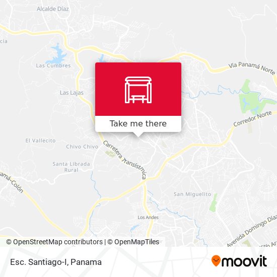 Esc. Santiago-I map