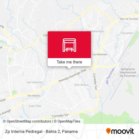 Mapa de Zp Interna Pedregal - Bahía 2