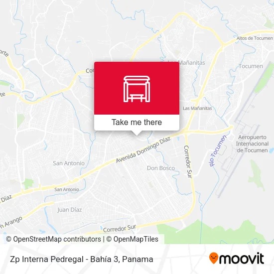 Mapa de Zp Interna Pedregal - Bahía 3