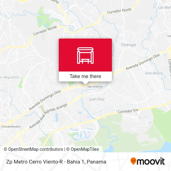 Mapa de Zp Metro Cerro Viento-R - Bahía 1