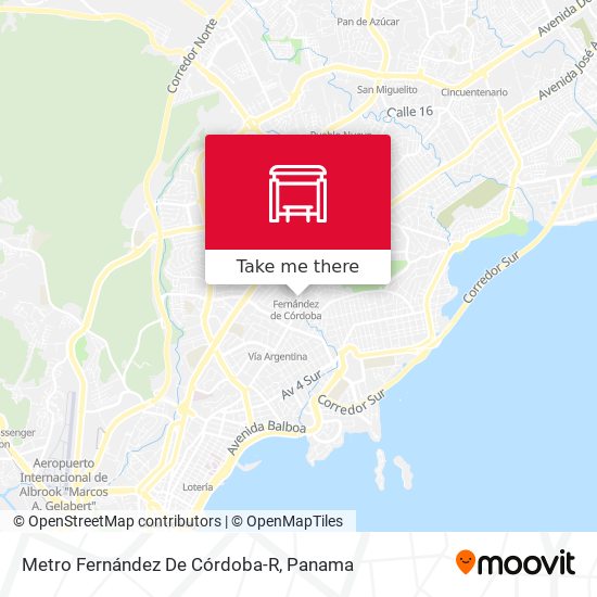 Metro Fernández De Córdoba-R map
