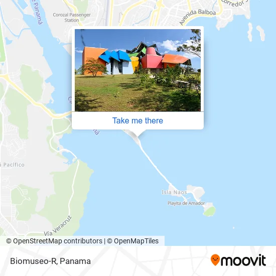 Mapa de Biomuseo-R