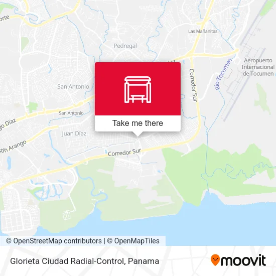 Mapa de Glorieta Ciudad Radial-Control