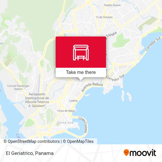 El Geriatrico map