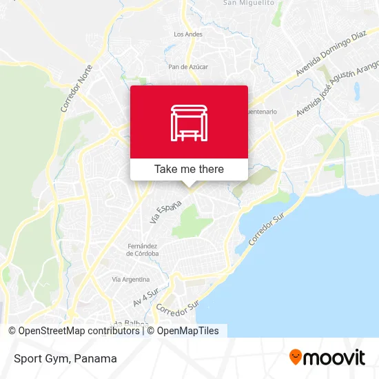 Mapa de Sport Gym