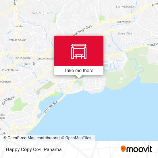 Mapa de Happy Copy Ce-I