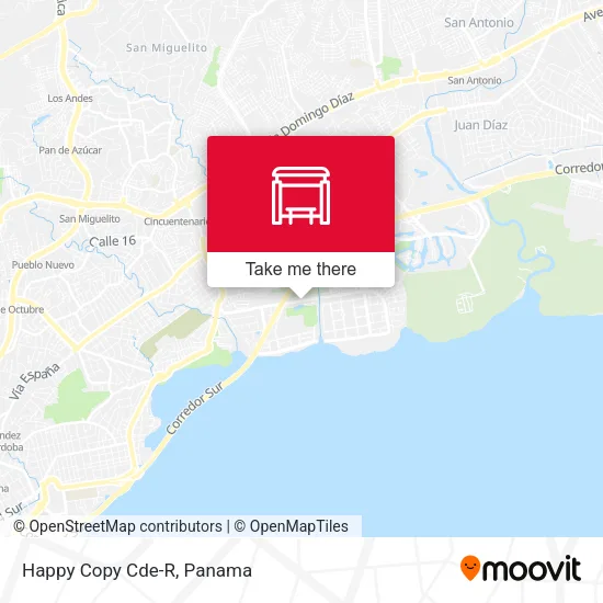 Mapa de Happy Copy Cde-R