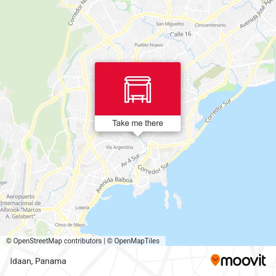 Mapa de Idaan