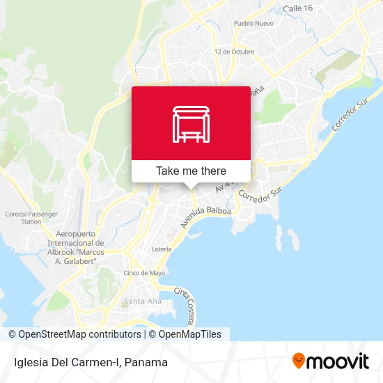Mapa de Iglesia Del Carmen-I