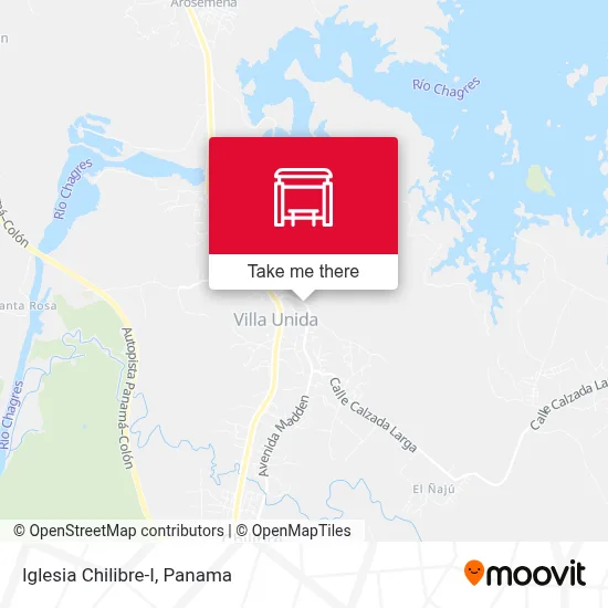 Mapa de Iglesia Chilibre-I