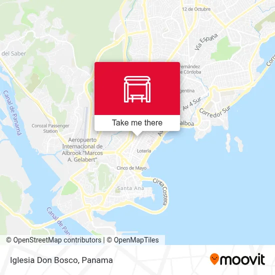 Iglesia Don Bosco map