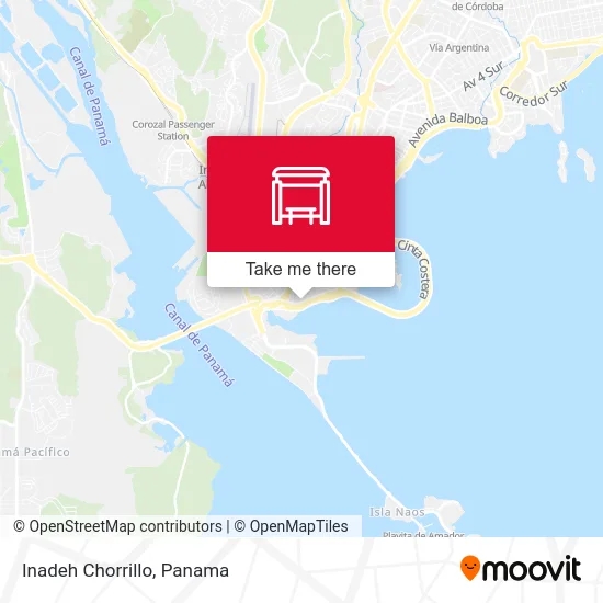 Inadeh Chorrillo map