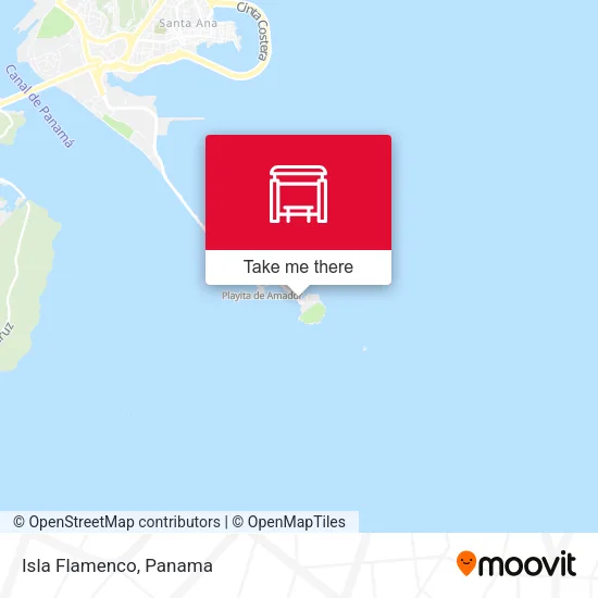 Mapa de Isla Flamenco