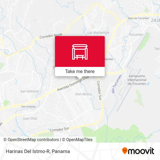 Mapa de Harinas Del Istmo-R