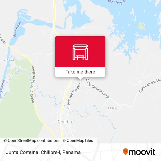 Mapa de Junta Comunal Chilibre-I