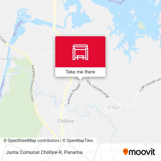 Junta Comunal Chilibre-R map