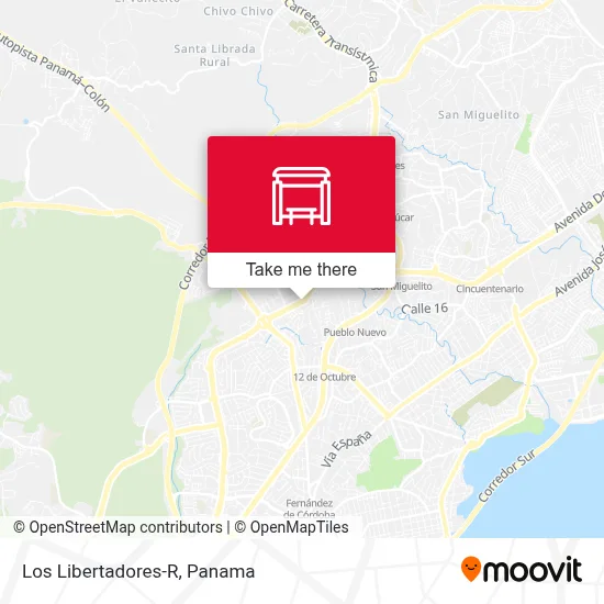 Los Libertadores-R map