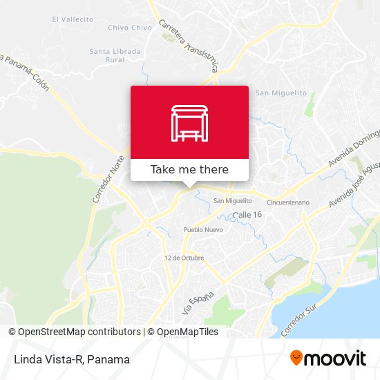 Linda Vista-R map