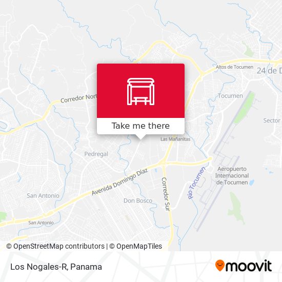 Los Nogales-R map