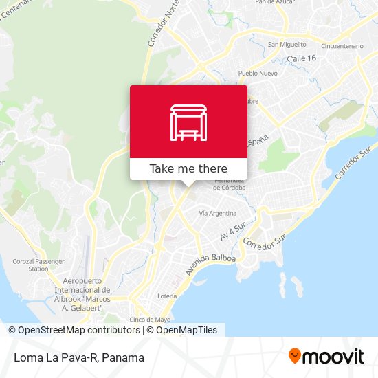 Loma La Pava-R map