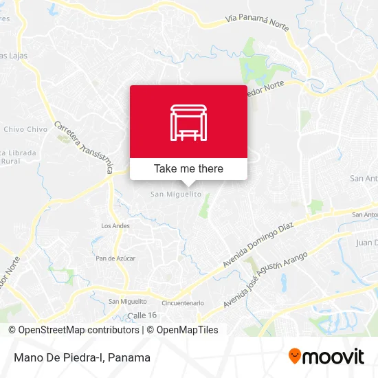 Mapa de Mano De Piedra-I