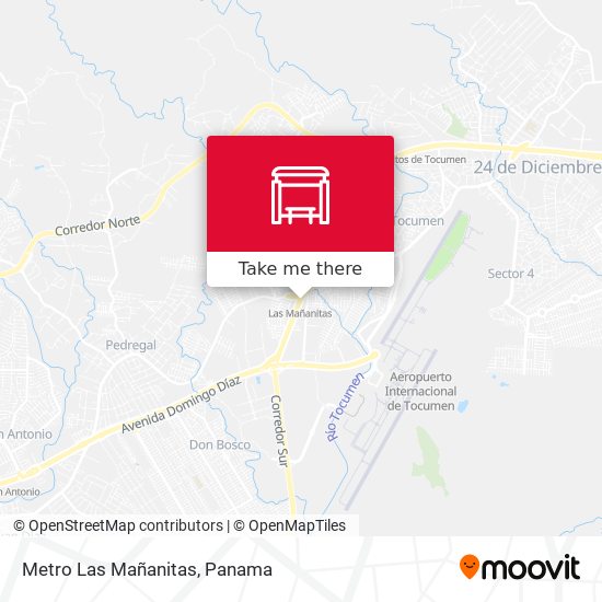 Metro Las Mañanitas map