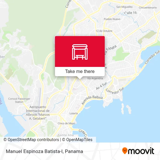 Manuel Espinoza Batista-I map