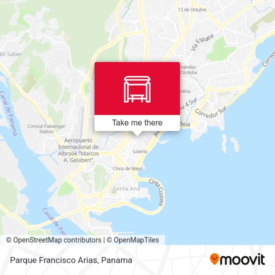 Mapa de Parque Francisco Arias