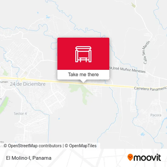 Mapa de El Molino-I