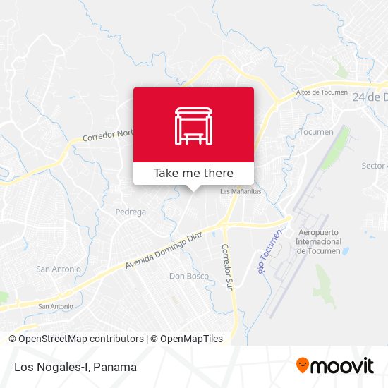 Los Nogales-I map