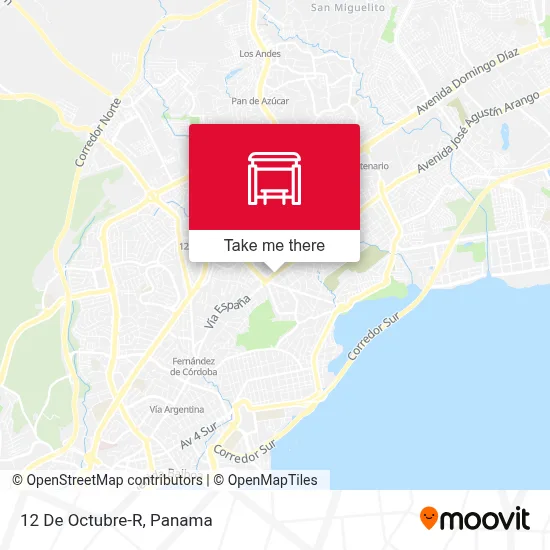 12 De Octubre-R map