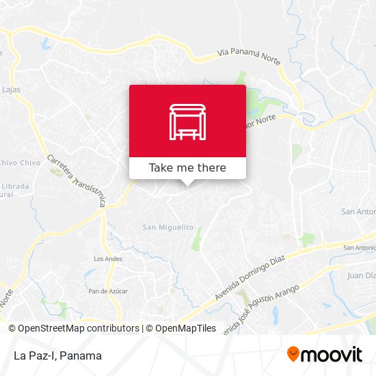 La Paz-I map