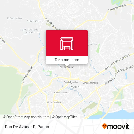 Mapa de Pan De Azúcar-R