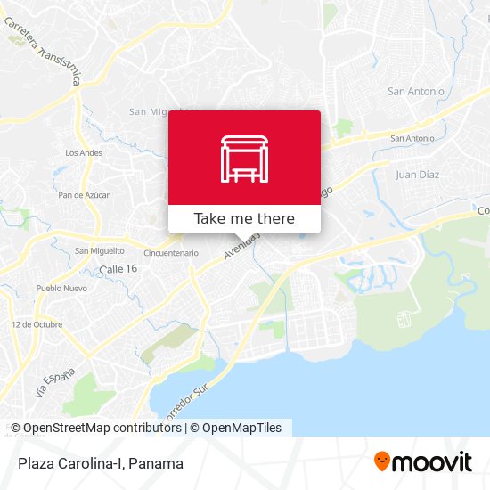 Plaza Carolina-I map