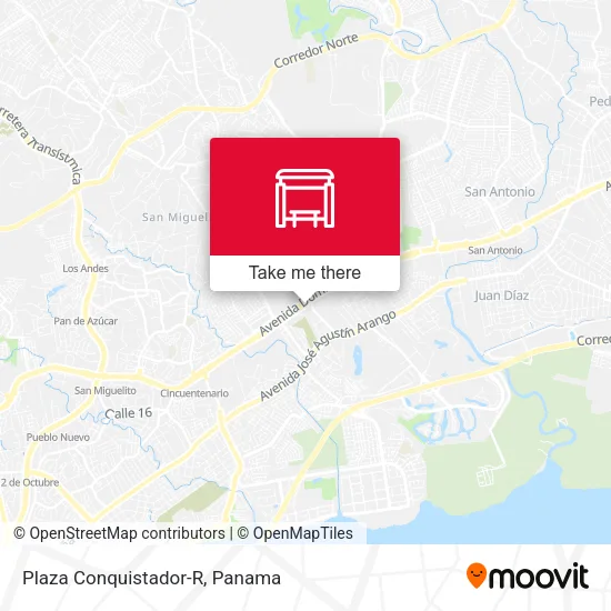 Mapa de Plaza Conquistador-R