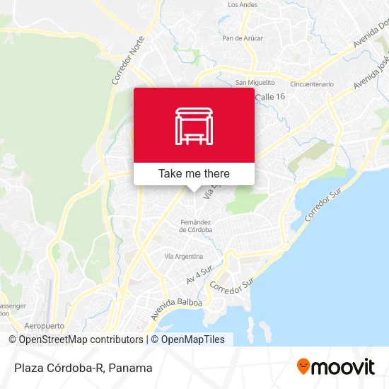 Mapa de Plaza Córdoba-R