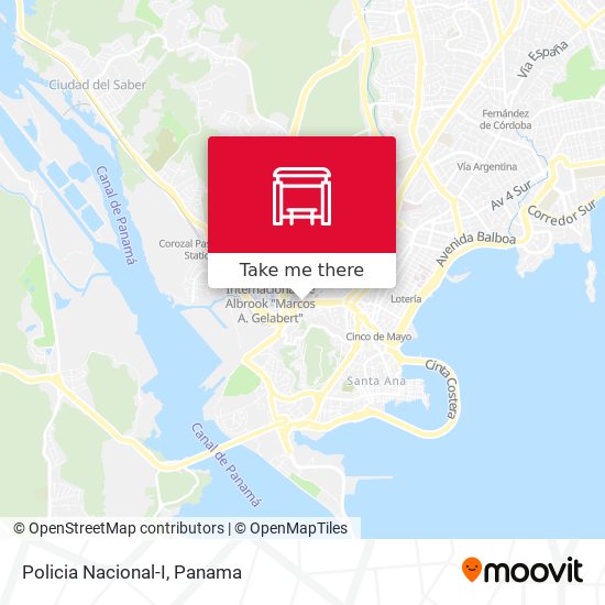 Policia Nacional-I map