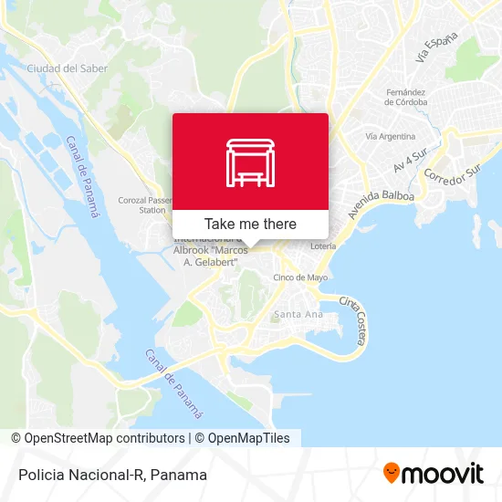 Policia Nacional-R map