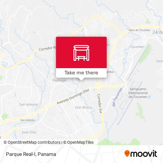 Parque Real-I map