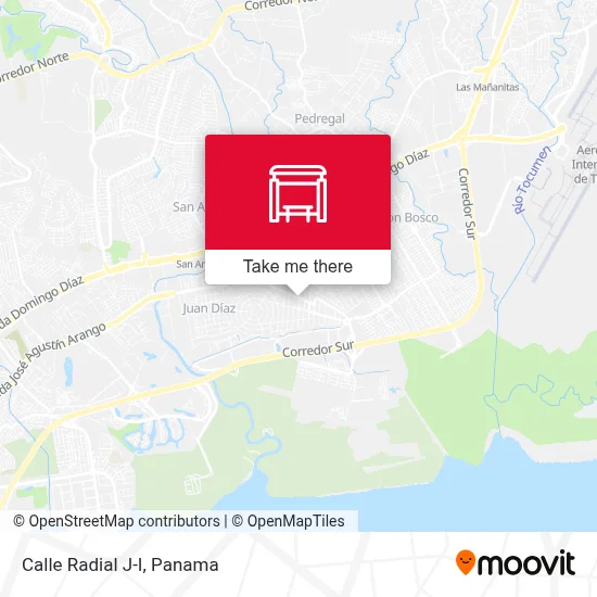 Mapa de Calle Radial J-I
